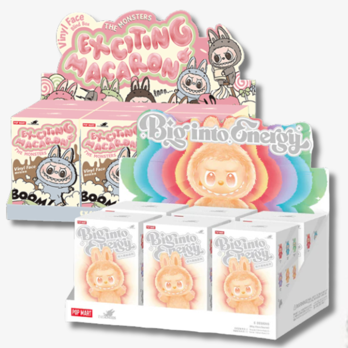6x Pop Mart Labubu The Monsters Exciting Macarons